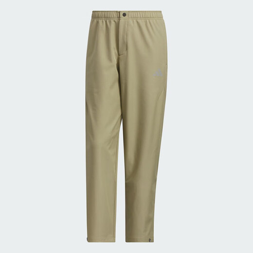 Adidas (adidas) sports pants men's pants 2025 autumn and winter casual pants woven plus velvet loose straight pants trousers JX1788 JX1789 green trousers snap button M