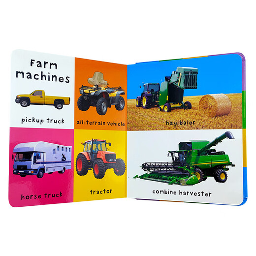 First 100 small book 12345 volumes Words Words Animals Trucks Vehicle Numbers Numbers Farm Farm Fun Cardboard Flip Book English Original Cardboard Book 1-5 Years Farm Farm