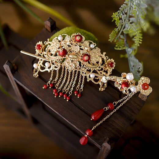 Hanfu headwear, ancient style hair accessories, hairpins, hairpins, hairpins, ancient Douyin photography girls, ancient costumes, Chinese style accessories, hairpins and hairpins