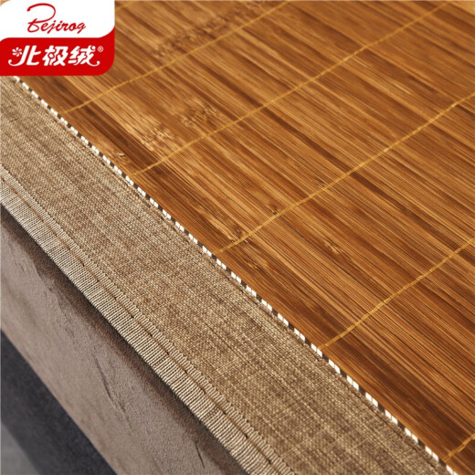 Bejirog mat summer cool mirror bamboo mat foldable dormitory summer air-conditioned mat cool carbonized 0.9m bed 90*190