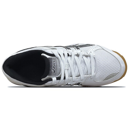 ASICS Tischtennisschuhe für Damen und Herren, Unisex-Volleyballschuhe, Badmintonschuhe, Indoor-Sportschuhe 1053A034 1053A034-101 weiß/schwarz 42,5