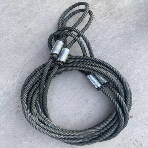 Manga de aluminio galvanizado de Río Tinto Crane de cables de alambre de doble hojas 10/12141 Levantamiento de alambre de alambre a base de aceite Cordera de 16 mm 1m 1m 1m