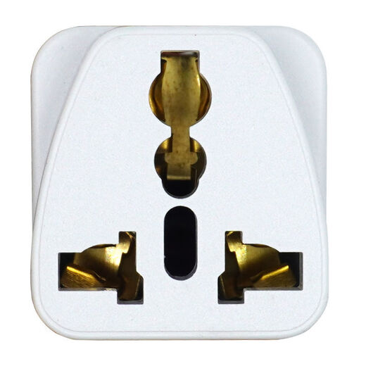 Bun Peng De standard conversion plug to domestic European standard plug conversion two round pin HK089 European standard conversion plug Travel Europe Russia France two round pin conversion plug 1 pack trial pack