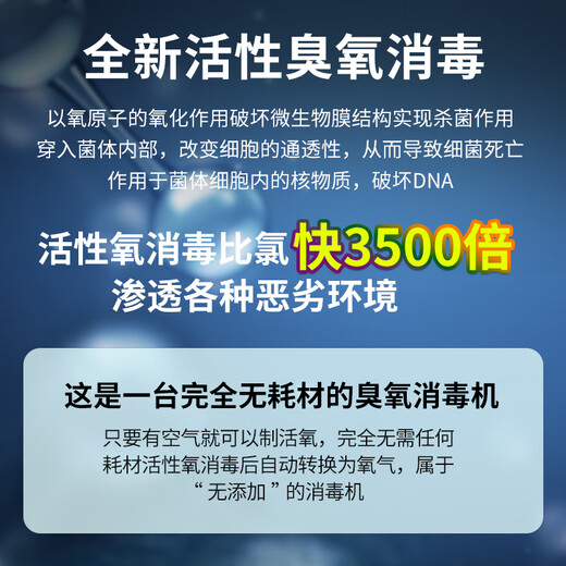 SUNCOOK ozone generator household new house decoration formaldehyde removal air purifier industrial disinfection machine food cosmetics factory school laboratory sterilization garbage room deodorization and odor removal 15g/h applicable within 150 200*135*135