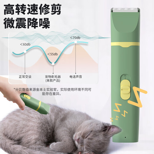 Ansmet Pet Hair Clipper, Dog Shaver, Cat Foot Shaving, Multi-function Trimmer, Nail Grinder Electric 4-in-1