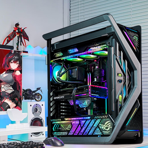 ASUS ROG Family Bucket Genesis Host 5090 5080 Night God 5070Ti Raptor 9800X3D Thousand Frames E-Sports Game Live Video Editing DIY Assembly Computer Complete Machine Four R7 9800X3D+RTX5080