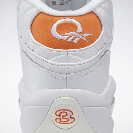 Reebok men and women QUESTION MID orange toe retro sports practical basketball shoes HR1049 41