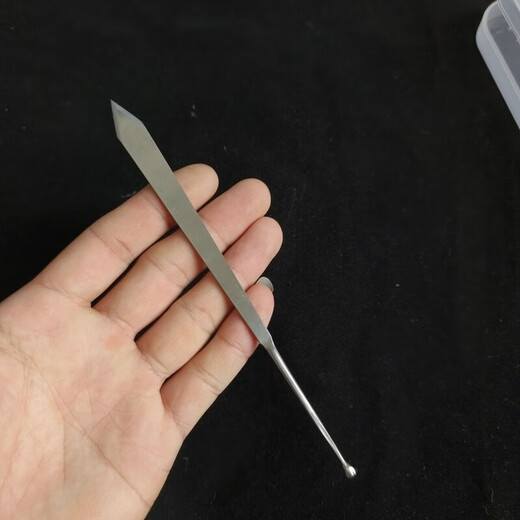 Vogary beast castration tool castration knife castration knife pig fanning knife pig pen type castration knife full set of portable castration knife No. 4 knife head with hook 1 + No. 23 blade 10 pieces