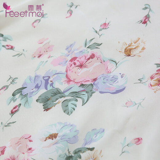 Envy female temptation see-through retro printed nightgown small chest deep V cardigan nightclub nightgown sexy thong three-piece suit belt one size