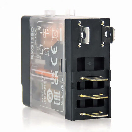 Schneider Electric RXG thin chip small relay, bipolar electromagnetic type, DC 24V, 5 pins, one open and one closed, 8 pins, 2 open and 2 closed, replacing G2R RXG13BD, including 5-pin 10A