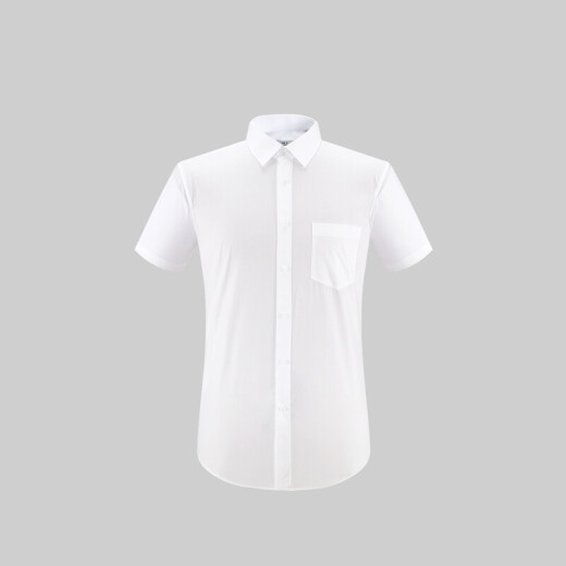 HLA Heilan House short-sleeved formal shirt men's classic simple, comfortable, fit, stylish short lining HNCBD2R011A bleached (11) 175/92A (40)cz