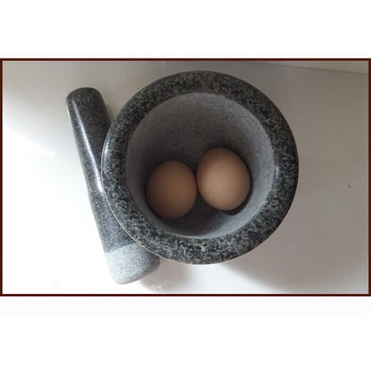 Stone mortar for making glutinous rice cakes, bluestone household stone nest, extra large medium size, making rice cakes, chili garlic pounder, GCG device for grinding medicinal materials