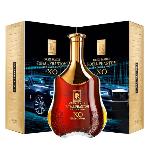 OulunsHIJIA Bagati Phantom VIP Exclusive XO Brandy 1000ml Extra Large Bottle Handmade Gift Box 1000mL 1 Bottle