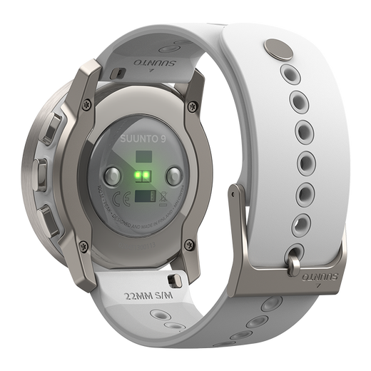 SUUNTO Men's Watch SUUNTO 9 Outdoor Smart Sports Watch Men's Watch Waterproof Color Screen Touch GPS Navigation Birch White/Titanium White