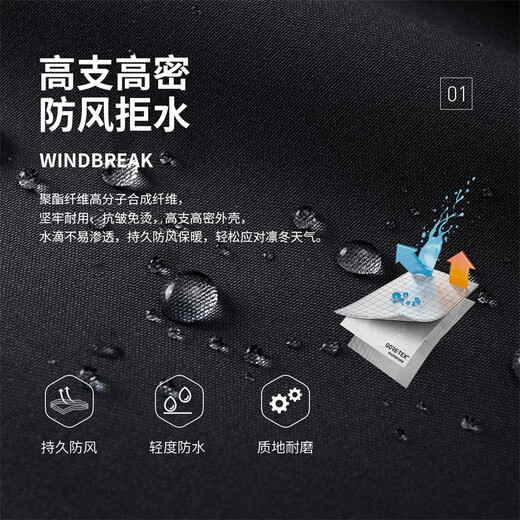 Dances with Wolves Topstitch Design Baseball Collar Jacket Men's Exquisite Lined Windproof Jacket 001 Black 175