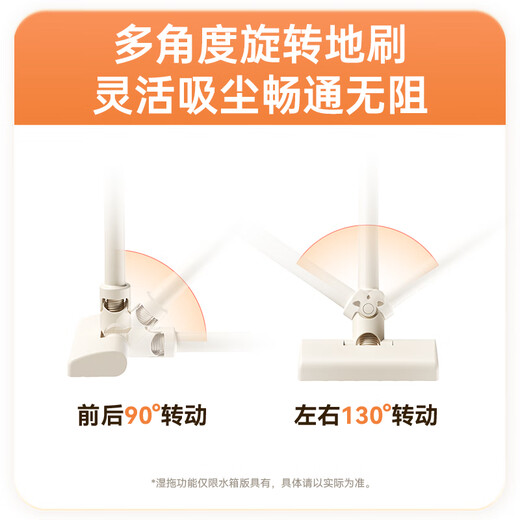 Bear vacuum cleaner household large suction handheld wired long-lasting floor scrubber five-fold filtration to remove pet cat hair lightweight three-in-one vacuum cleaner Hurricane F1 water tankless version