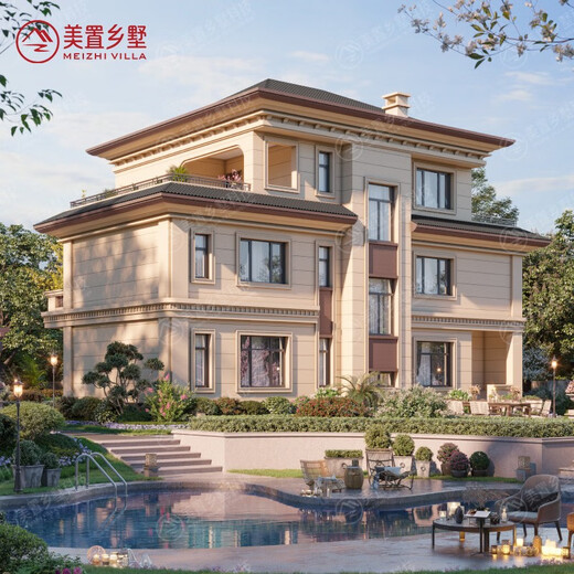 Meizhi Xiangshu Technology's new I1-150MAX version 2023 villa construction rural self-built house all-inclusive design hardcover delivery deposit Xi Shifeng-Nuan Villa