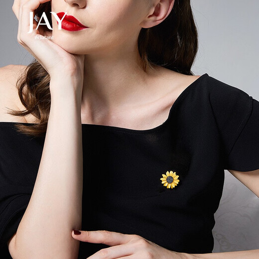 Jay sunflower brooch, corsage, bag, hat, accessories, birthday gift for elder mother and mother-in-law