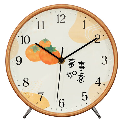 The Story of Time Desktop Desktop Clock Living Room Home Fashion Sitting Clock Simple Modern Desk Clock Ornament Stand and Hang Dual-Use 2823-Shunshunli Suitable and Hanging Dual-Use