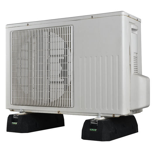 Jingxinda Air Conditioner Outdoor Unit Shock Absorbing Pad Heat Pump HVAC Central Air Conditioning Shock Absorbing Pad Floor Bracket Noise Reduction Rubber Pad Shock Absorbing Seat SXJ-1000 Thickened Top Exhaust Fan Unit (Pair)