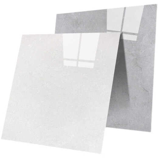 Qiaobole ceramic tiles floor tiles 800X800 living room floor tiles vitrified tiles 600X600 anti-slip wear-resistant engineering polishing white Pilates