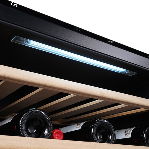 EREMITE Home Fully Embedded Red Wine Cabinet Constant Temperature Wine Cabinet Embedded Wine Storage and Preservation Cabinet Cold Drink Tea Cabinet Fully Embedded Wine Cabinet Cold Drink Cabinet Frequency Conversion Silent 455 High Touch Opening/Side Opening 24 Bottles