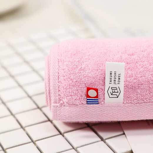 Imabari (IMABARI) JD Logistics Japan direct mail Imabari (IMABARI) towel square towel small towel pure cotton soft pink towel 1 made in Japan 1