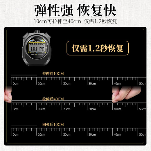 Luolanmei (LUOLANMEI) imported bracelet elastic rope beaded cultural toy rope bracelet wear-resistant crystal beads special high-end transparent brown / 0.8mm no Specifications