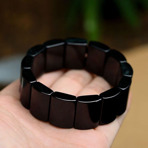 Cute natural obsidian bracelet obsidian obsidian men's Pixiu crystal bracelet bracelet for men black gold obsidian bracelet length 20 width 13 hand circumference 18 cm