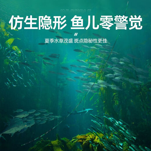 BEITU imported fishing line spotted line main line sub-line set full set of nylon line pure imported super strong tension fishing line green spot (100 meters) 2 rolls No. 0.8