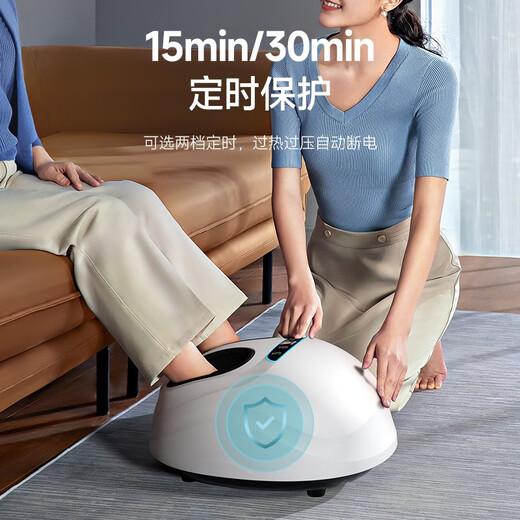 AUX pedicure machine foot massager foot sole foot massager foot massager foot kneading acupuncture point fully automatic foot massager for home use as a birthday gift for the elderly, parents, parents, 2025 new upgrade, double scissor massage core + air bag full package丨Xiaomi gray high-end gift for the elderly, wife, girlfriend and boyfriend on Mother's Day and Father's Day