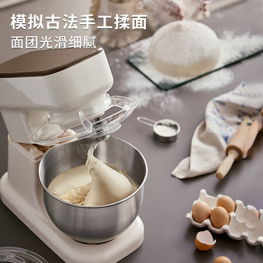 小熊（Bear）厨师机家用和面机揉面机搅面机多功能打蛋器全自动搅拌料理机SJJ-E08G1 5L