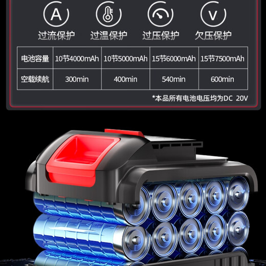 Lianeng brushless electric 350N brushless dual-purpose model 4.0AH one battery and one charge