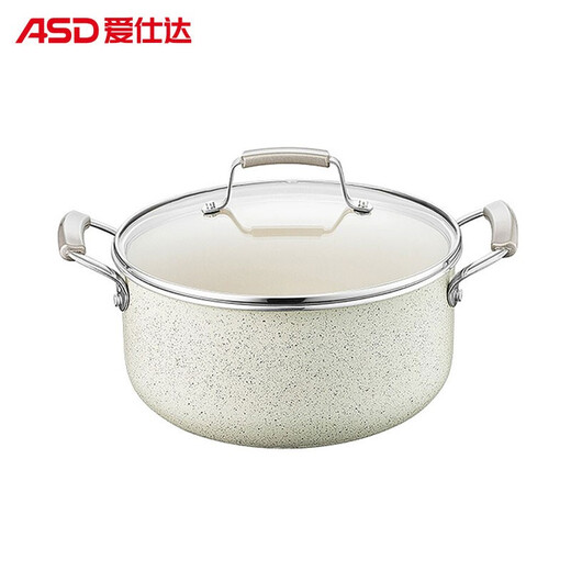 ASD soup pot non-stick pot ceramic enamel large capacity soup pot 24CM open flame special stew pot TL24T6WG