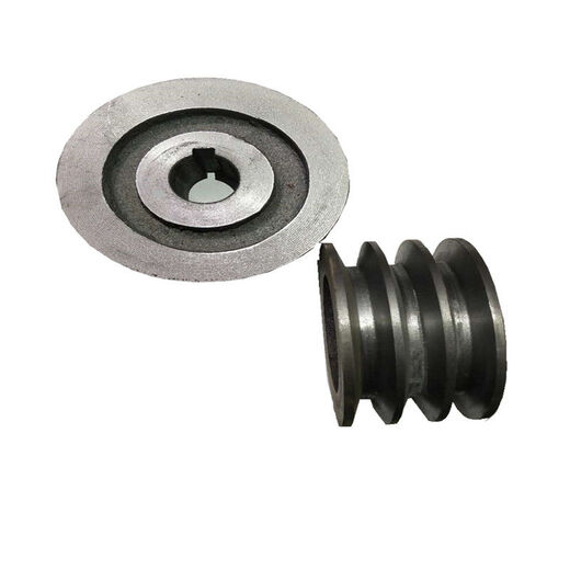 Pulley pulley triangle pulley B type three slot double slot motor pulley national standard cast iron wheel can be customized national standard B type double slot outer diameter 160 inner diameter 38