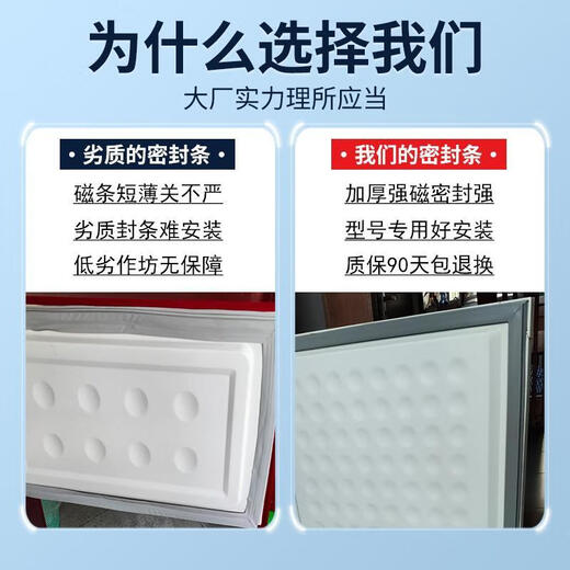 Milk tea shop restaurant refrigerator freezer seal special door seal seal ring universal can be customized national standard model specified size specified style