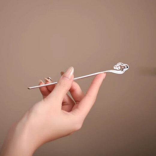 Nianfu 990 pure silver auspicious cloud hairpin new Chinese style ancient style women's high-end hairpin 2024 new auspicious cloud hairpin