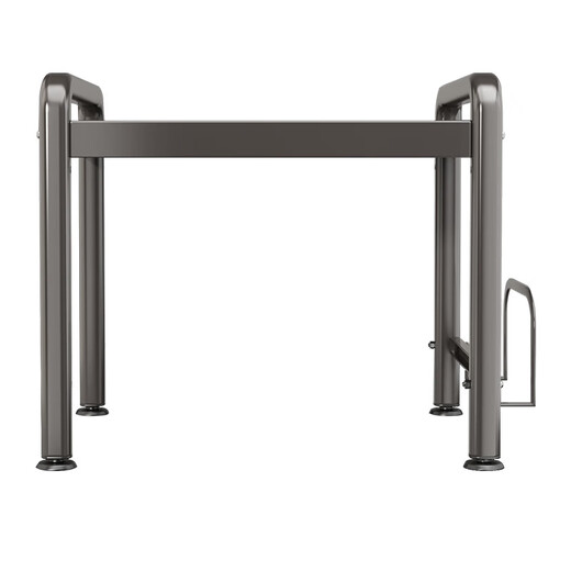 YOUQIN Microwave Oven Rack Kitchen Countertop Multifunctional Oven Rack Home Discharge Rice Cooker Pot Integrated Bracket Double Layer Fixed Model 53CM+6 Hooks-Gun Ash