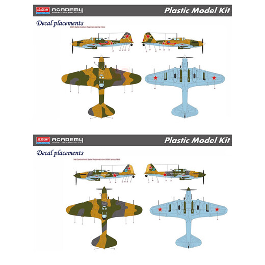 Rosaceae model Edmund and the United States air force aircraft fighter assembled model handmade desktop ornament gift IL-2m3 fighter 12357 1/48 assembled aircraft
