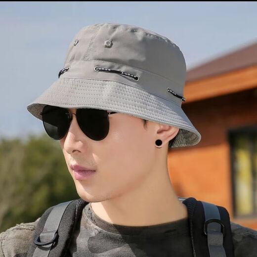 Geröstete Sommersonne Hut Männer Sonnenhut Sommer Sonnenschutz Fischerhut Fischerei im Freien im Freien Gesichtsbedeckung Strohhut Schutzfischer Hut Camouflage M (56-58 cm)
