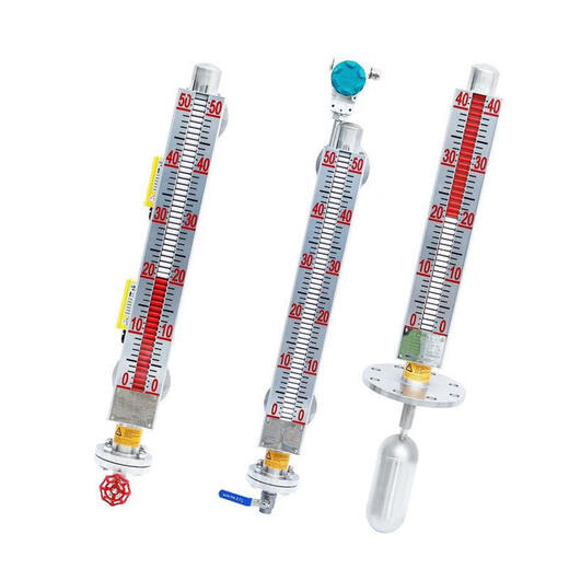 Zhihuishu UHZ magnetic flap level gauge water level gauge stainless steel with remote transmission 4-20mA analog magnetic output 2.5 meters 304 material DN25 with remote transmission