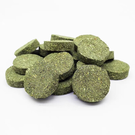 赫尔达50个兔子磨牙草饼提摩西草饼龙猫荷兰猪仓鼠磨牙棒零食草棒 50个-约675g