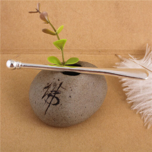 Meili Decorative Season Hand-designed Silver Hairpins Solid Silver Hairpins Spoon Hairpins 999 Silver Plate Hairpins 10g Price (Minimum Order of 20g)