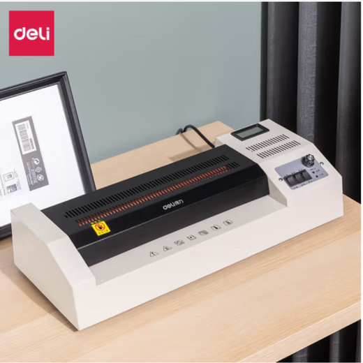 
Deli (deli) 3895 plastic sealing machine plastic sealing film A4 photo plastic sealing machine plastic sealing machine file film protection film A3 temperature adjustment metal body