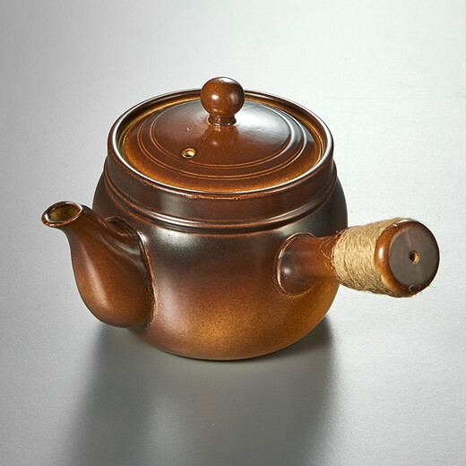 Yihutea (YIHUTEA) stove-cooked teapot, ceramic kettle, kiln-changing teapot, coarse ceramic teapot, household outdoor kettle, heat-resistant kettle, wood-burning four-season side handle kettle 850ml