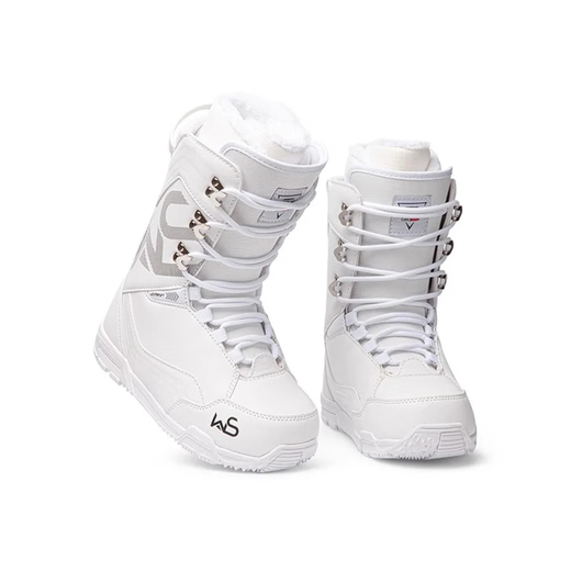 WS snowboards snowboard shoes women lace up gradient color snowboard boots waterproof warm flat patterned snowboard shoes 2210 ski shoes 35