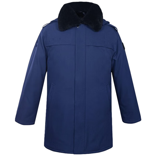 Jihua Household Training 23 Winter Firefighting Readiness Coat Flame Blue Coat Long Full-time Firefighter Coldproof Cotton Clothes Thickened Cotton Coat 23 New Style Readiness Coat 175/92-96