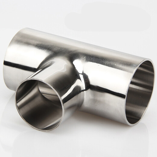 Huili's customized 316 stainless steel tee sanitary grade welded tee fitting 38 51 63 7 89 108 1592