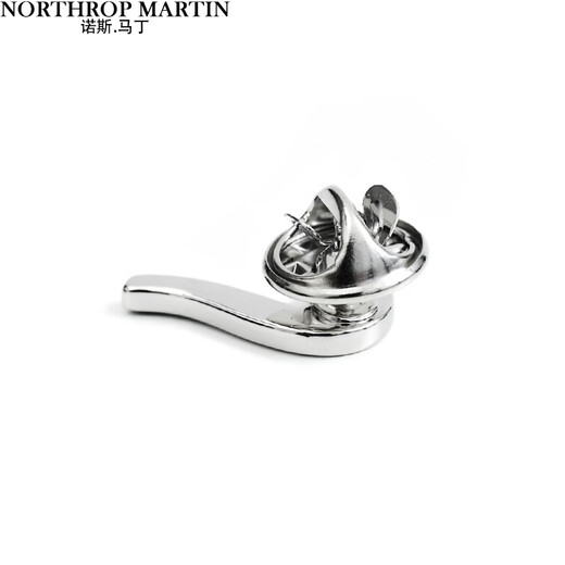 North Martin North Martin high-end brand brooch men's Chinese style retro suit wedding gift lapel pin silver