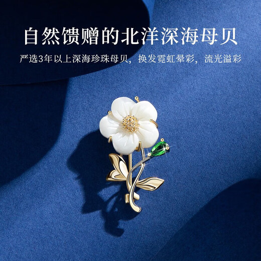 Ji Sifan Light Luxury Brooch Women's High-end Niche Jewelry Products Valentine's Day Anniversary Birthday Gift for Girlfriend and Wife Swan Week Brooch